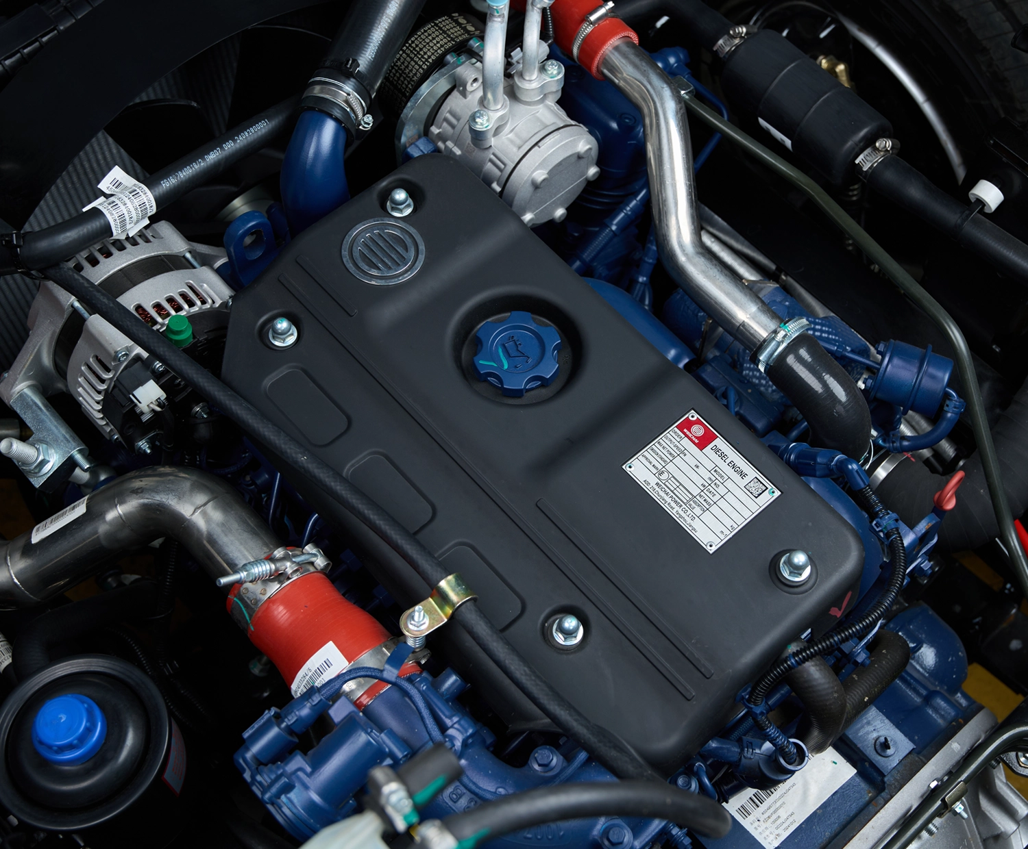 Motor del camión