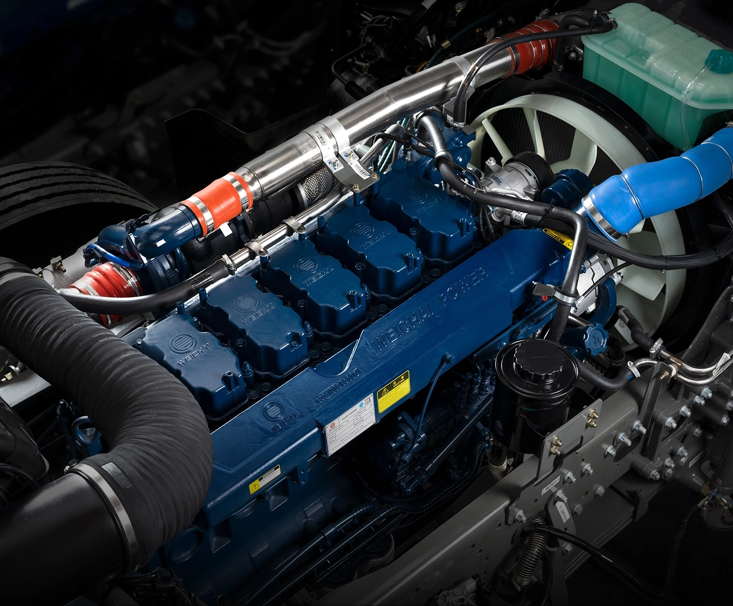 Motor del camión