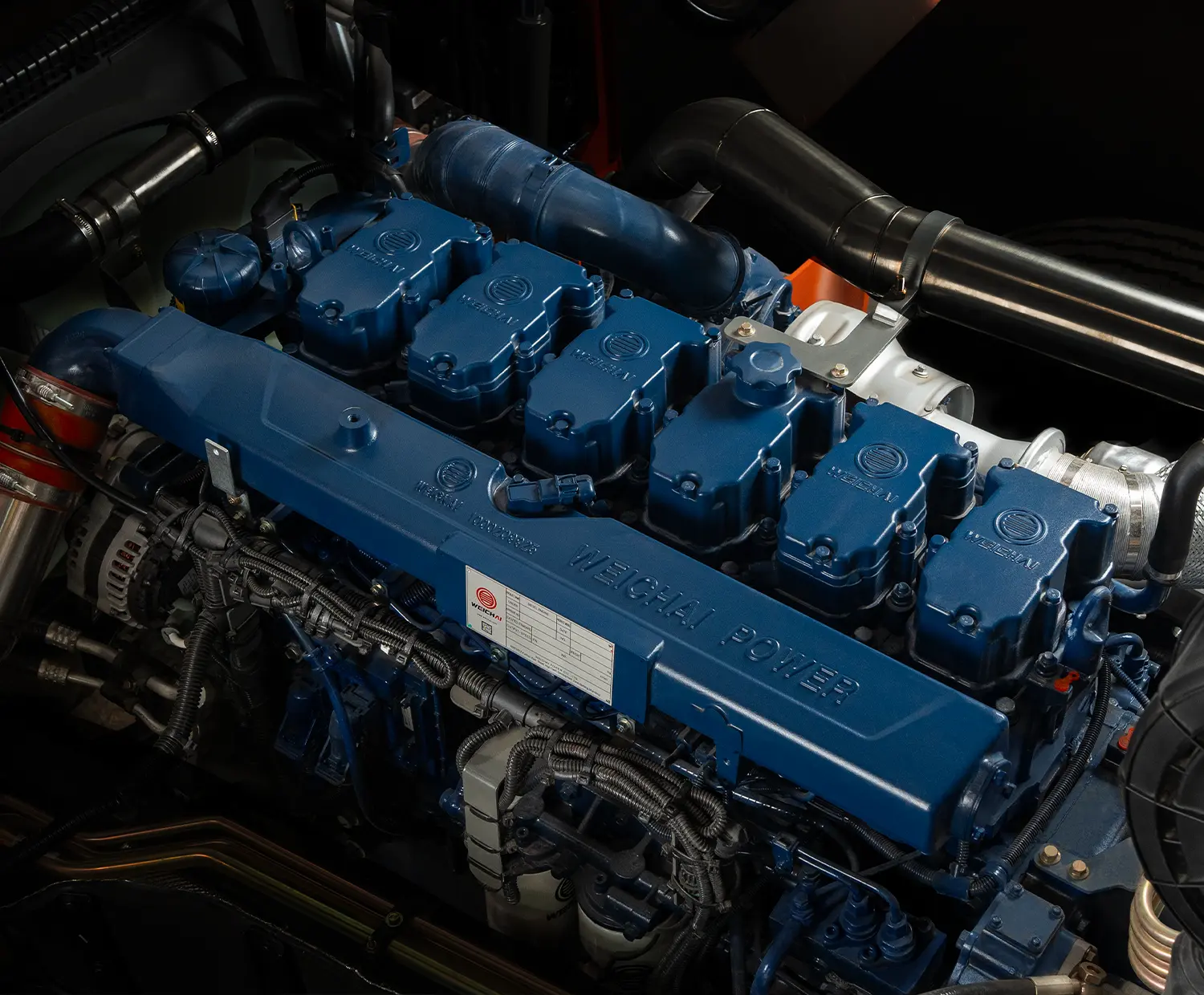 Motor del camión
