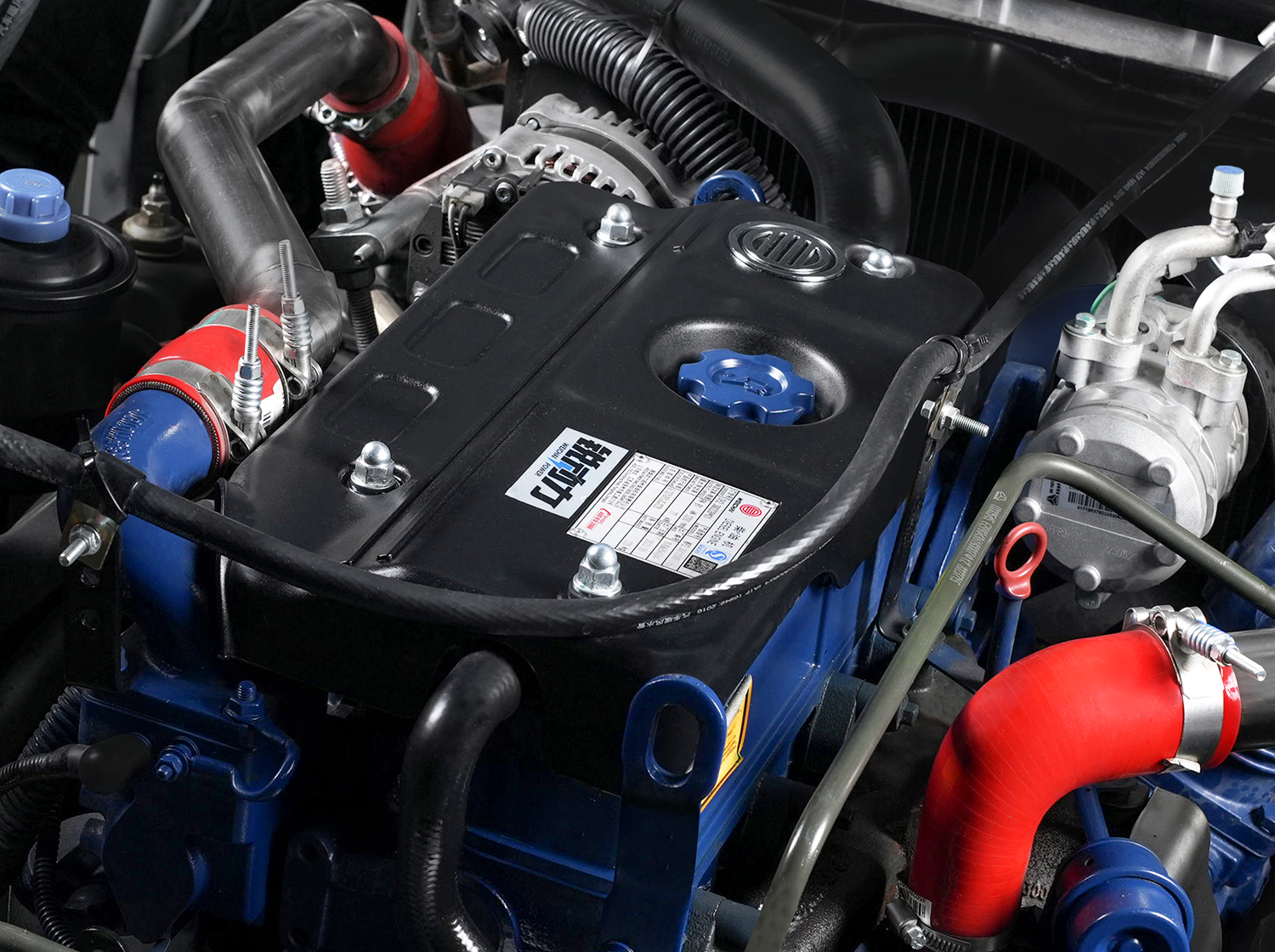 Motor del camión